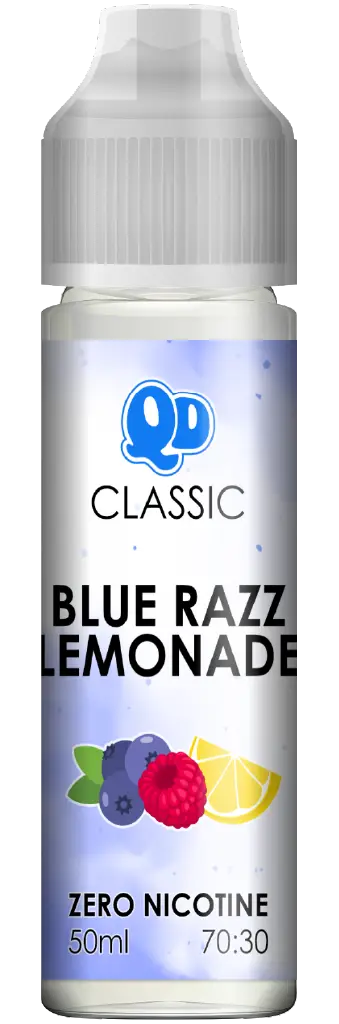 Blue razz QCig Premium freebase liquids
